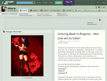 Tablet Screenshot of miserie.deviantart.com