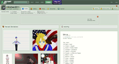 Desktop Screenshot of mikichan2011.deviantart.com