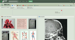 Desktop Screenshot of nath-carr.deviantart.com