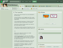 Tablet Screenshot of ferbxvanessa.deviantart.com