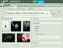 Tablet Screenshot of ana-dias.deviantart.com