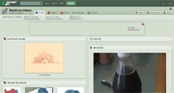 Desktop Screenshot of blackivys-misery.deviantart.com