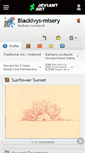 Mobile Screenshot of blackivys-misery.deviantart.com