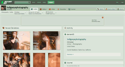 Desktop Screenshot of indigoeyephotography.deviantart.com