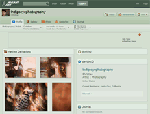 Tablet Screenshot of indigoeyephotography.deviantart.com