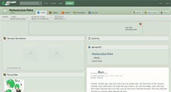 Desktop Screenshot of homunculus-poire.deviantart.com