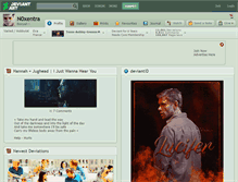 Tablet Screenshot of n0xentra.deviantart.com