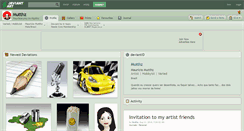 Desktop Screenshot of mutthz.deviantart.com