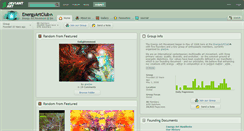Desktop Screenshot of energyartclub.deviantart.com