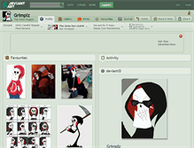 Tablet Screenshot of grimplz.deviantart.com