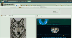 Desktop Screenshot of fallenangelwolf13.deviantart.com