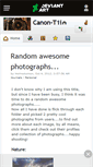 Mobile Screenshot of canon-t1i.deviantart.com