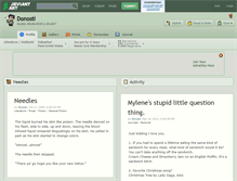 Tablet Screenshot of donosti.deviantart.com