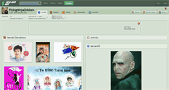 Desktop Screenshot of flyingninjachicken.deviantart.com