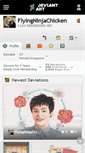 Mobile Screenshot of flyingninjachicken.deviantart.com