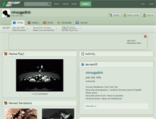 Tablet Screenshot of ninoygadink.deviantart.com