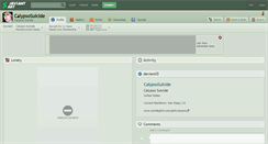 Desktop Screenshot of calypsosuicide.deviantart.com