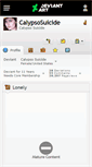 Mobile Screenshot of calypsosuicide.deviantart.com