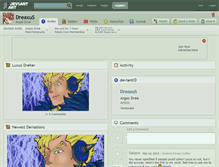 Tablet Screenshot of dreaxus.deviantart.com