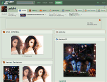 Tablet Screenshot of caris94.deviantart.com