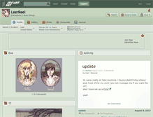 Tablet Screenshot of leerreel.deviantart.com