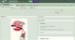 Desktop Screenshot of mimsyblu.deviantart.com