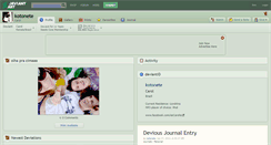 Desktop Screenshot of kotonete.deviantart.com