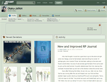 Tablet Screenshot of otaku-japan.deviantart.com