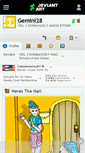 Mobile Screenshot of gemini28.deviantart.com
