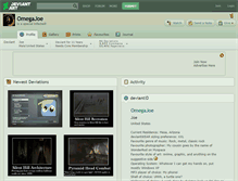 Tablet Screenshot of omegajoe.deviantart.com