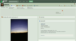 Desktop Screenshot of dahecht.deviantart.com
