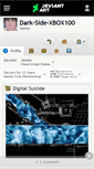 Mobile Screenshot of dark-side-xbox100.deviantart.com