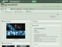 Tablet Screenshot of dark-side-xbox100.deviantart.com