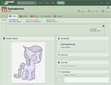 Tablet Screenshot of darksaber64x.deviantart.com