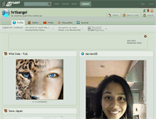Tablet Screenshot of hrtlsangel.deviantart.com