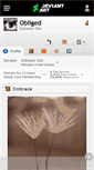 Mobile Screenshot of obliged.deviantart.com