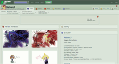 Desktop Screenshot of natsuox3.deviantart.com