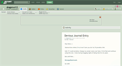 Desktop Screenshot of dragonx412.deviantart.com