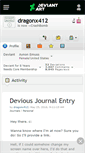 Mobile Screenshot of dragonx412.deviantart.com