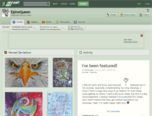 Tablet Screenshot of epinequeen.deviantart.com