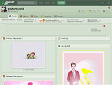 Tablet Screenshot of peytonsworld.deviantart.com