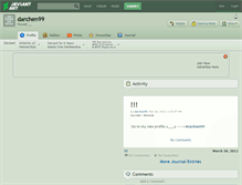 Tablet Screenshot of darchen99.deviantart.com