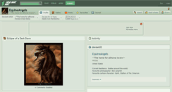 Desktop Screenshot of equineangels.deviantart.com