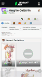 Mobile Screenshot of marghie-daijishin.deviantart.com