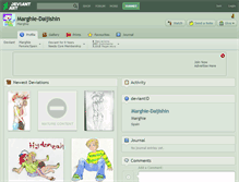 Tablet Screenshot of marghie-daijishin.deviantart.com