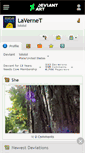 Mobile Screenshot of lavernet.deviantart.com