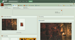 Desktop Screenshot of handofsithis.deviantart.com