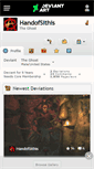 Mobile Screenshot of handofsithis.deviantart.com