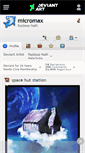 Mobile Screenshot of micromax.deviantart.com