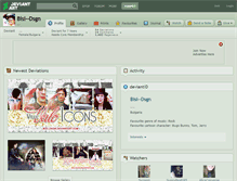 Tablet Screenshot of bisi--dsgn.deviantart.com